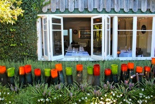 Ceramic columns at Matakana, New Zealand