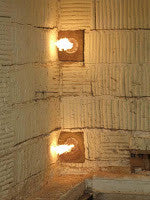 Inside the kilns.......