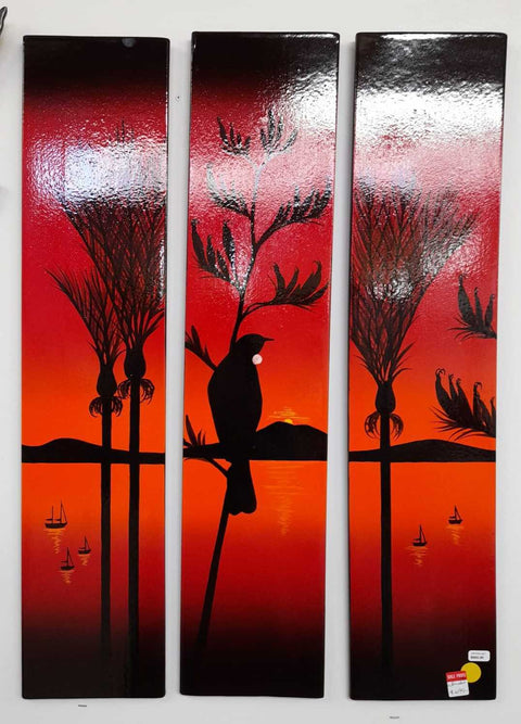 Tui Dawn Wall Panel Set (3) 800mm - yellow dot special 🟡