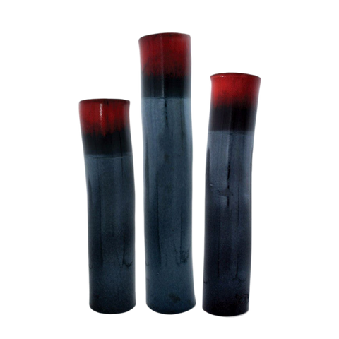 Sentinel Hollyberry on Matt Black (Set of 3)