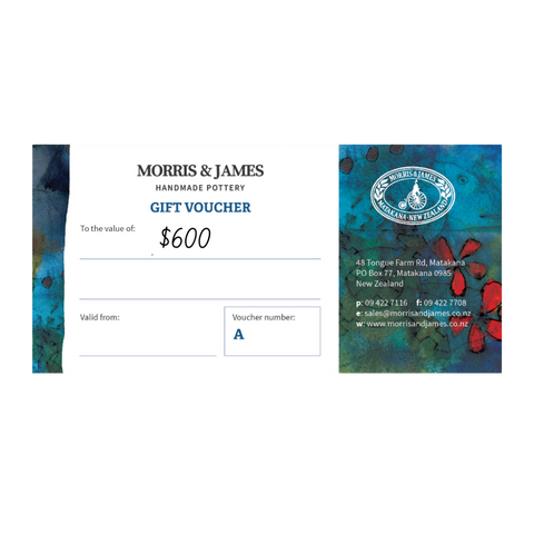 $600 Morris & James Gift Voucher