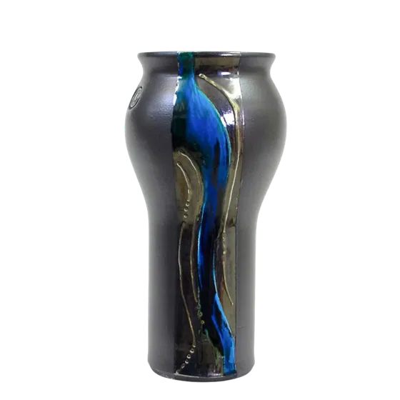 Blue Driftwood Urn Pot