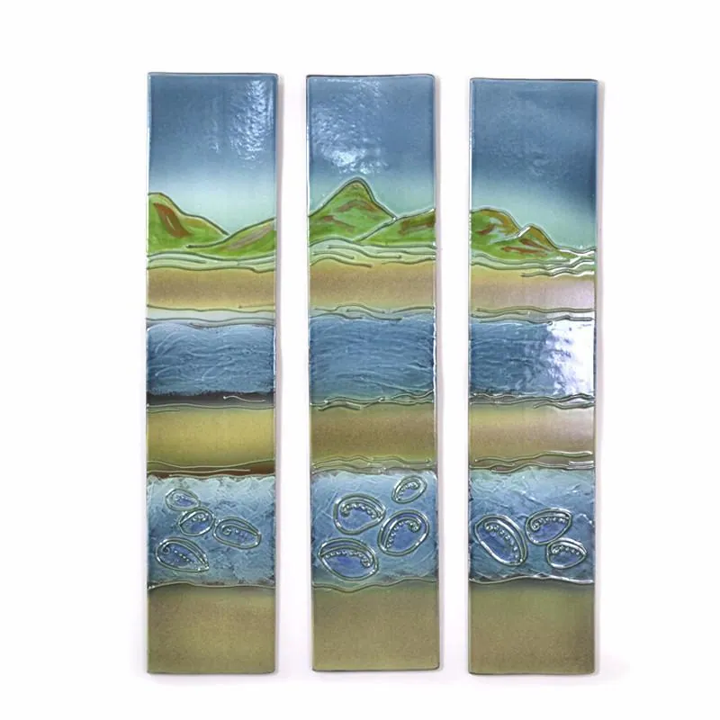 Paua Coast Wall Panel Set (3) 800mm