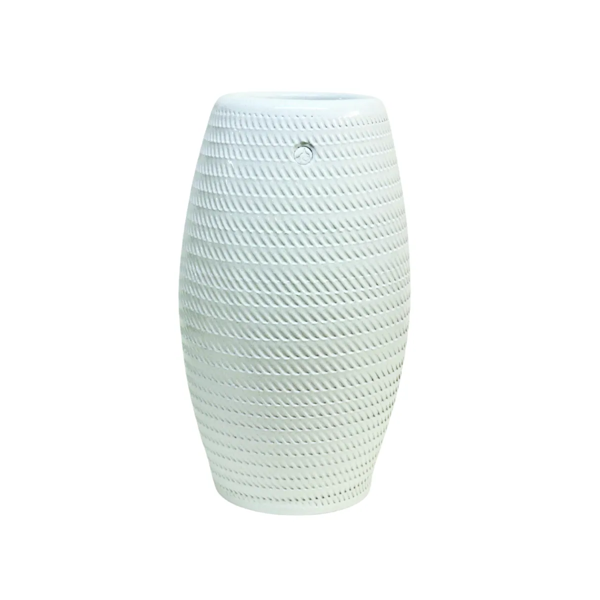 Roulette Bead Speckle White