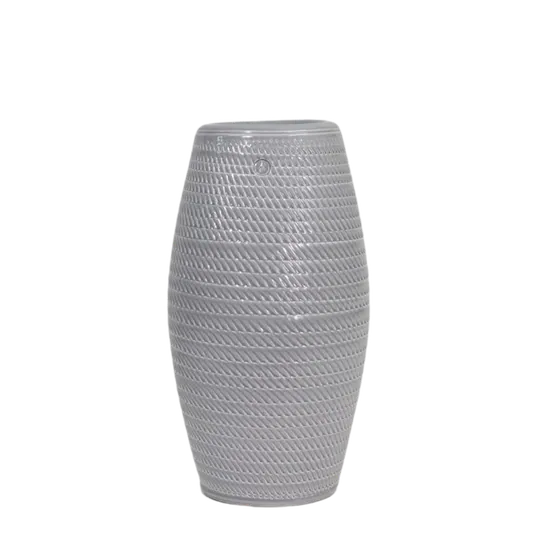 Roulette Bead Steel Grey