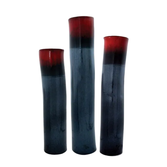 Sentinel Hollyberry on Matt Black (Set of 3)