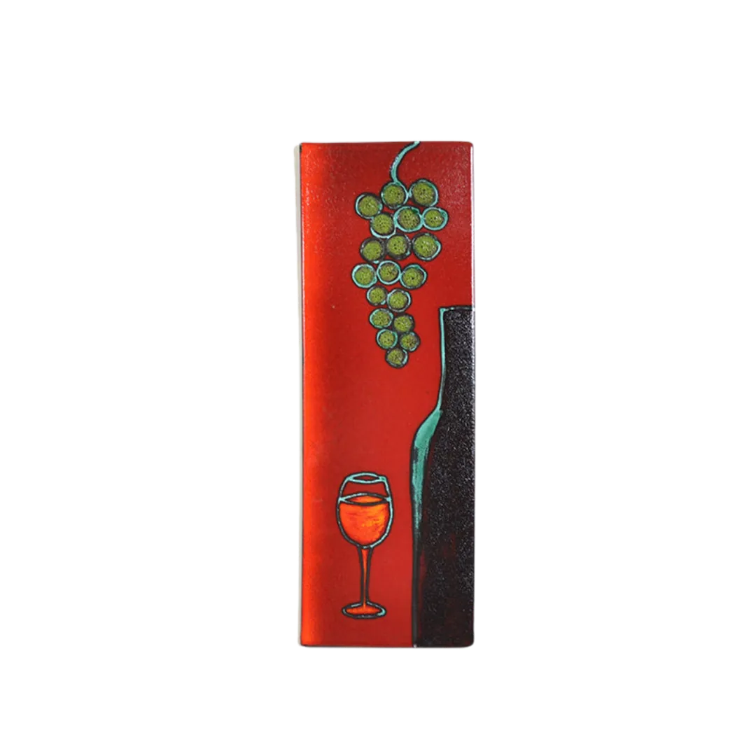 Wine + Grapes Single Panel 500mm