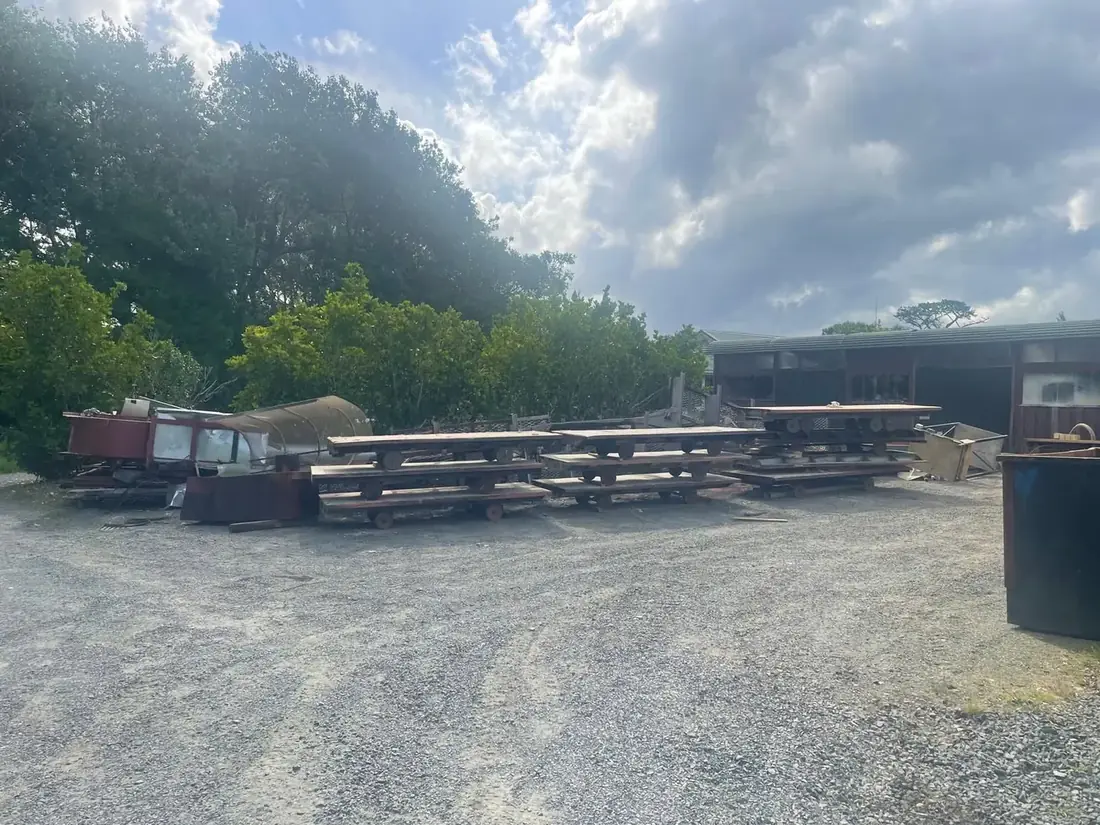 Retired kiln cars