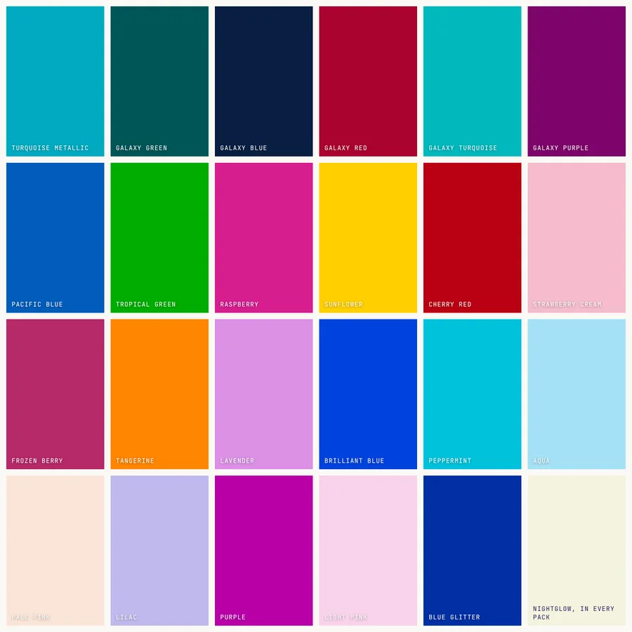 The FIMO colour palette