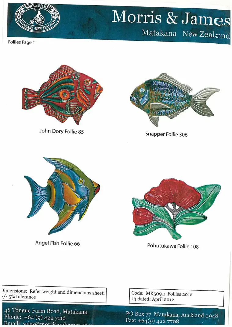 Wall follies: fish