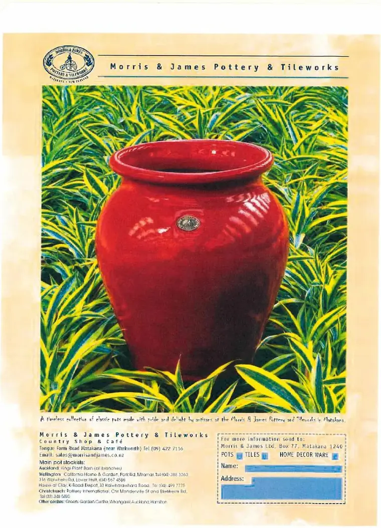 Pottery & Tileworks brochure