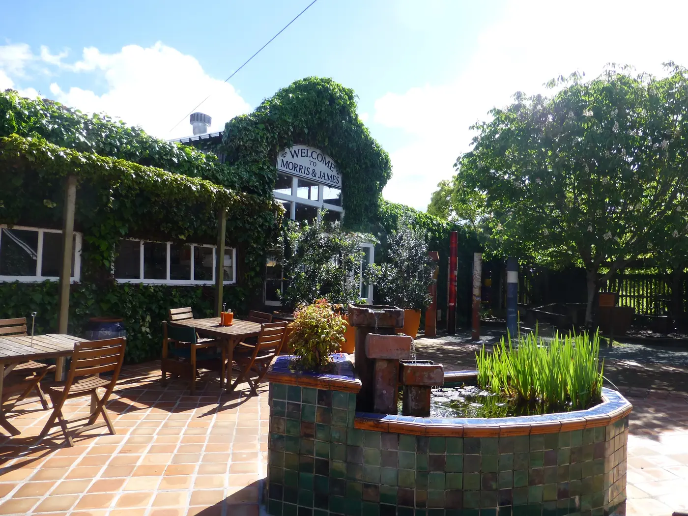 The courtyard