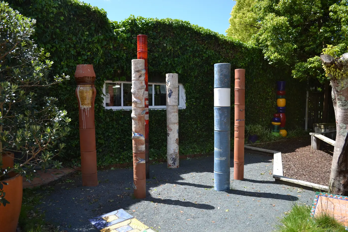 Sculpture in the garden
