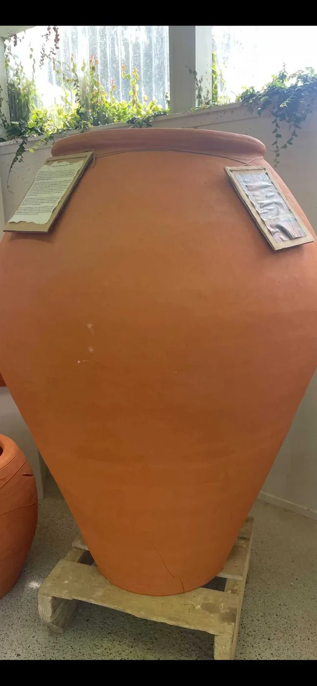 The finished 500L prototype amphora