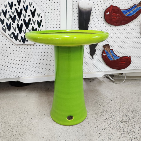 Sorbet Green Birdbath $347