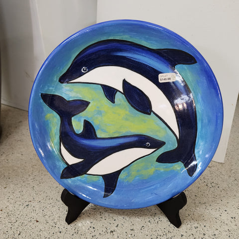 Small Dolphin Platter (one off) $140