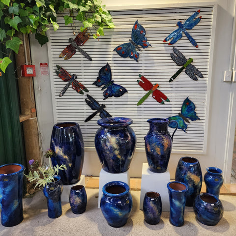 Galaxy Design Pots & Dragonfly/ Buttery follies - enquire for prices