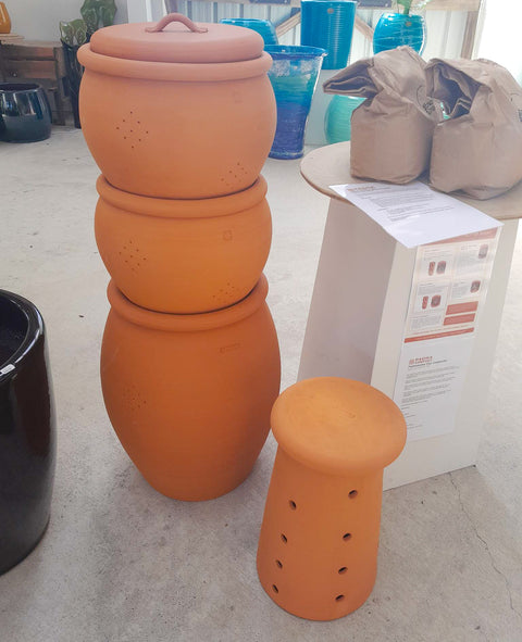 Pacha Compost Clay Composter & Worm Farm - enquire for more information