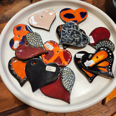 Cute assorted Xmas hearts, $28 each