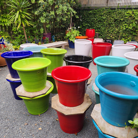 Range of Italian Tubs in Seconds and Run of Kiln - enquire for individual prices