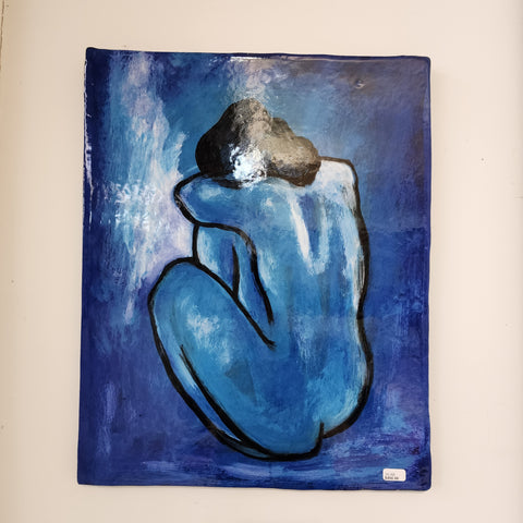 Hand decorated Wall Tile by Jacs Connelly, $450